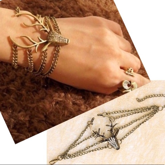 mangostyle Jewelry - ❣️ Retro Deer Head Multi-Layer Chain Bracelet